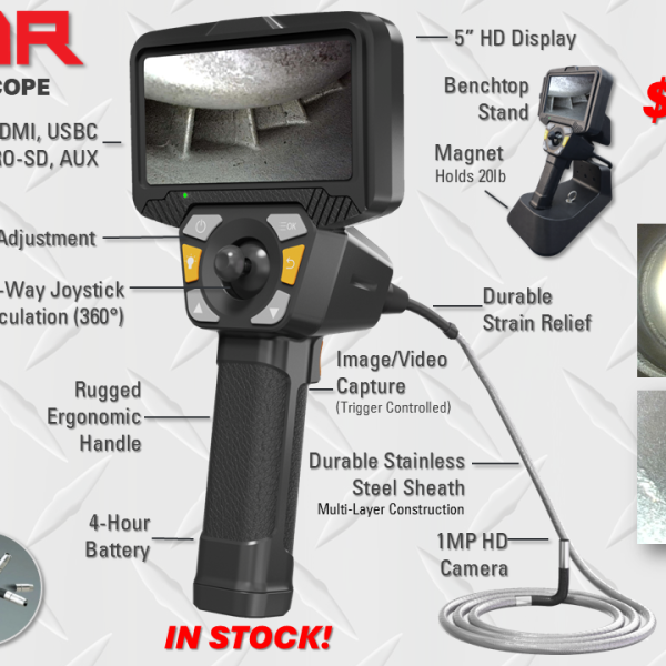 Hawkeye X-PLOR HD Video Borescope